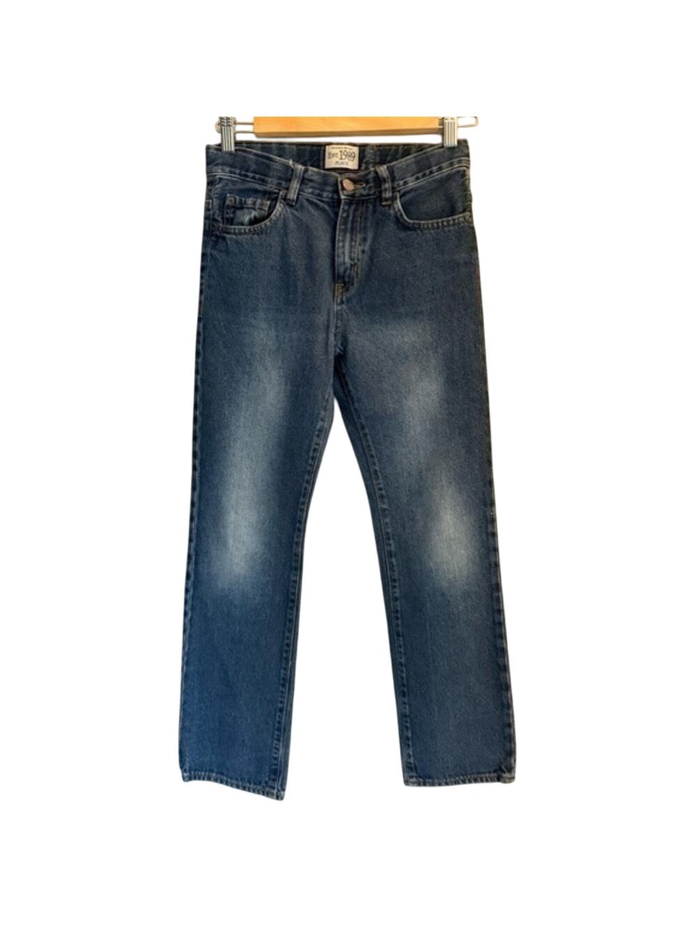 The Children’s Place Straight Blue Denim Jeans Boys 12 Adjustable Waist Blue